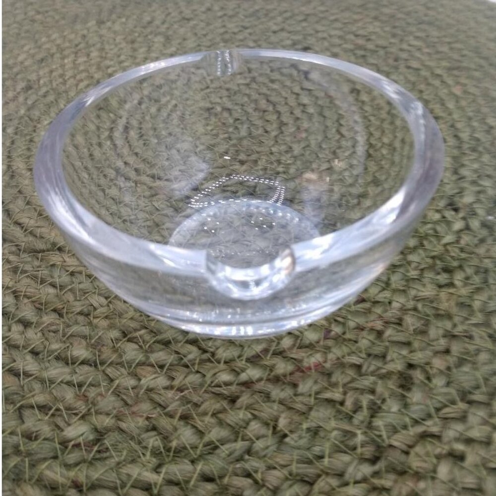 Clear Glass Round Ashtray